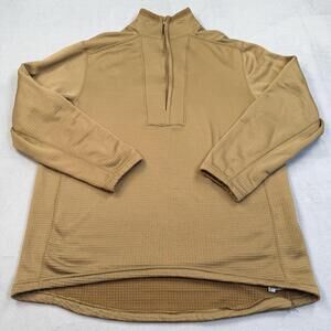 SEKRI PCU Level 2 Pullover Mens XL Beige 1/4 Zip Fleece Thermal Shirt Army